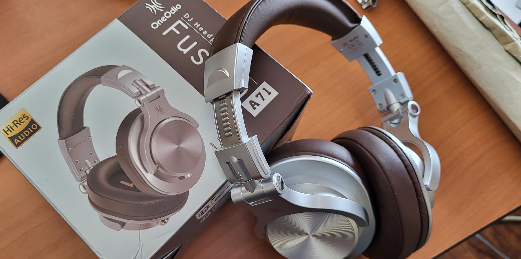 OneOdio A71 Hi-Res Wired Over-Ear Studio Headphones for DJ, Mixing - Black | headphone for studio recording, monitoring and mixing, with foldable design, 3.5mm/6.35mm jacks connect to PC, computer, DJ customer photo 1