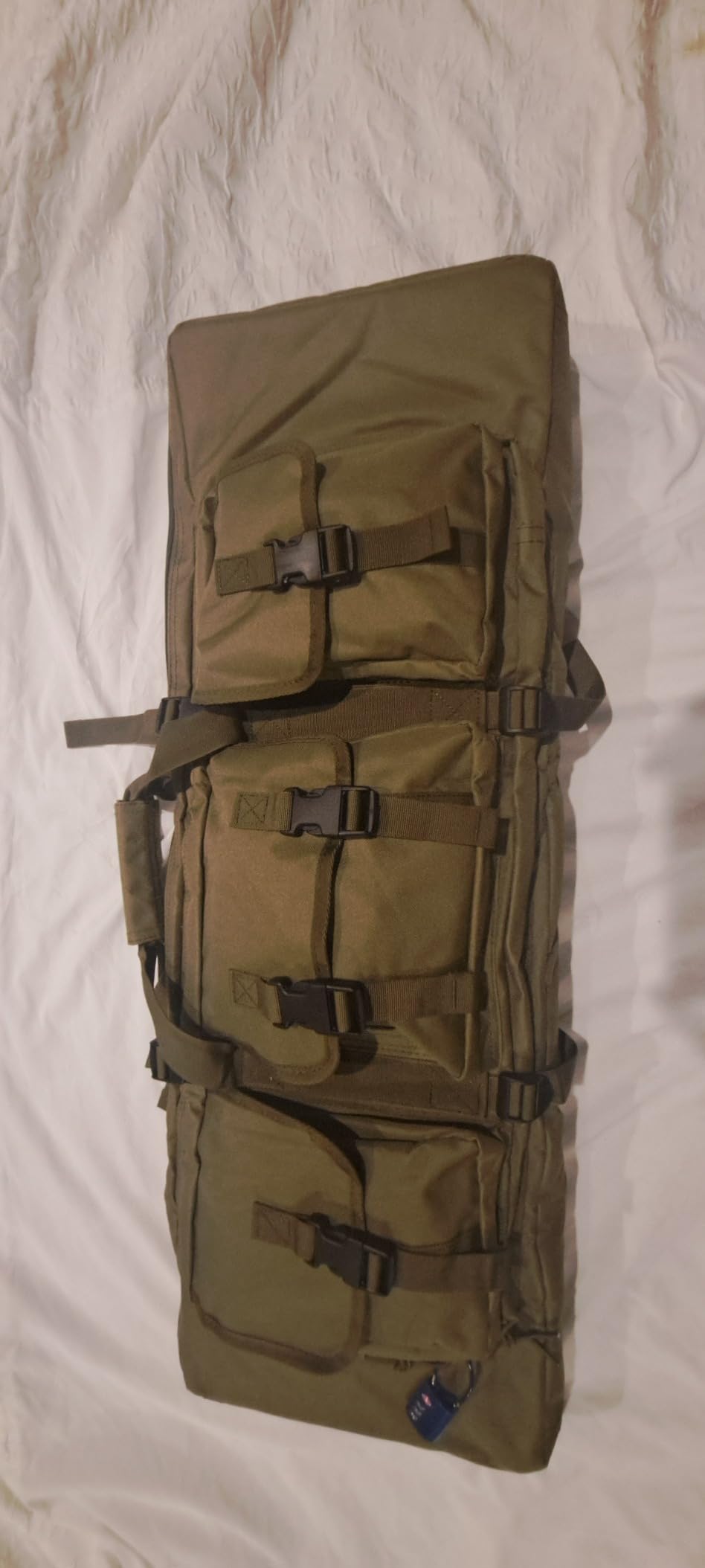 Double Rifle Case for 2 Scoped Rifles & Pistols 32/36/42/48'' Molle Gun Bag | Lockable Zippers, Concealed Straps, Heavy-duty 600D Oxford, Pistol/Ammo Pockets for Range, Hunting, Travel customer photo 1