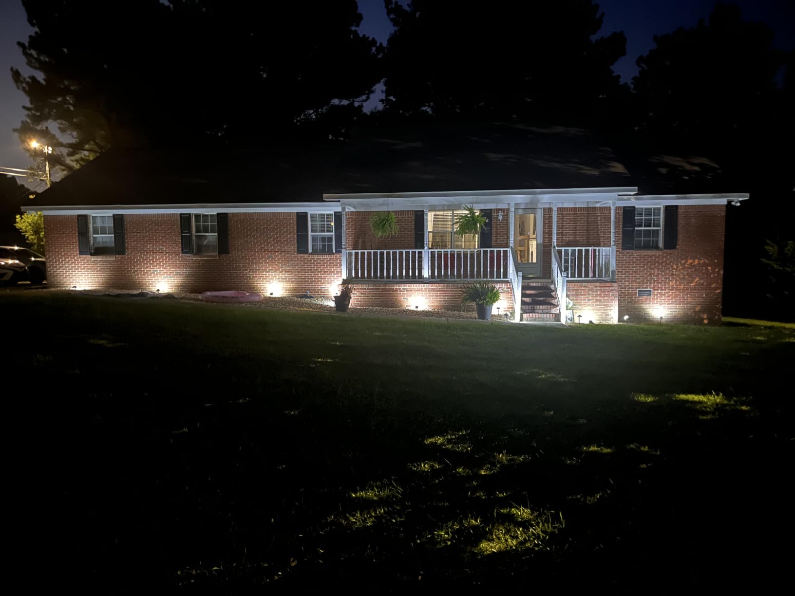 WELALO Solar Light Outdoor, IP68 Waterproof, Cool White, 6 Pack | 65LED, 3 Lighting Modes, 6 Pack Solar Spot light for Outside Yard Garden Pathway Landscape Walkway Driveway Garage House Tree customer photo 1