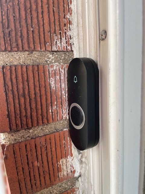 AIDA Lighted Wireless Doorbell for Home, Waterproof Battery Doorbell Wireless 1,000ft Range, 5 Volume Levels with 58 Chimes & LED Flash on Receiver (White, 2 Buttons & 1 Receiver) customer photo 1