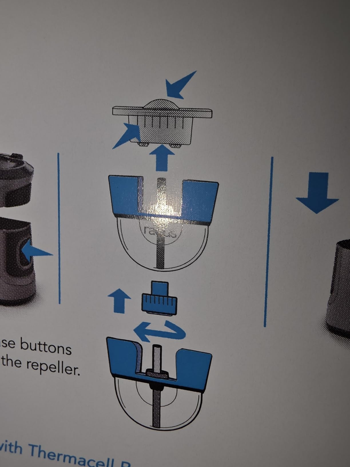 Thermacell Mosquito Repellent Rechargeable Adventure EX-Series EX90; Patio Shield with 9-Hour Battery, Includes 12-Hour Refill, Rubber Armor & Carabiner; Scent Free Bug Spray Alternative customer photo 2