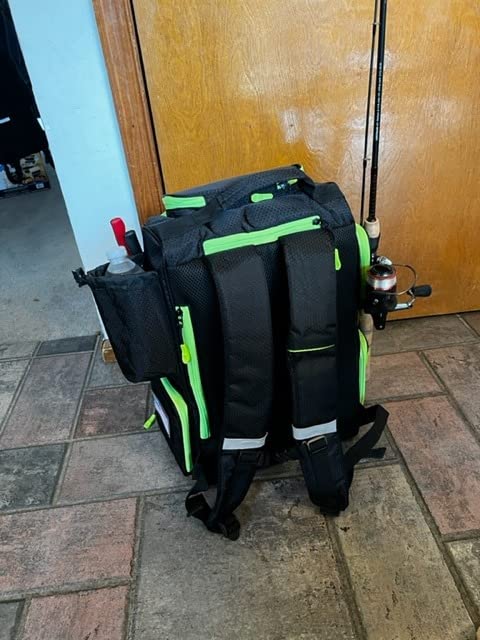 KastKing Bait Boss Fishing Backpack with Rod Holders, 4 Tackle Boxes, 43L Capacity, 20 Pockets customer photo 2