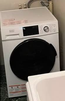BLACK+DECKER Washer and Dryer Combo, 2.7 Cu. Ft. Capacity, BCW27MW, White | 2.7 Cu. Ft. All In One Washer and Dryer with LED Display & 16 Cycles customer photo 2