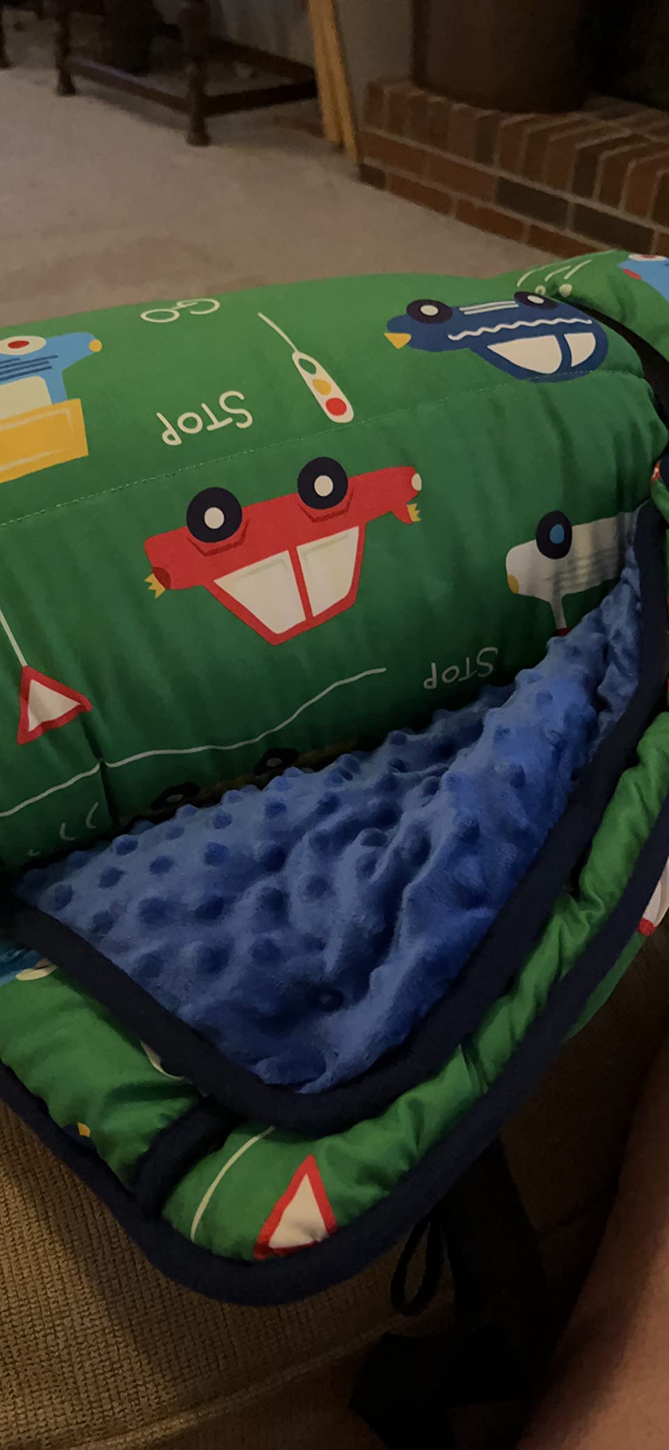 ACRABROS Toddler Nap Mat with Pillow and Blanket, Large Rolled Napping Mats, Slumber Bags for Boys Girls, Kids Sleeping Bag for Daycare, Preschool Travel customer photo 1