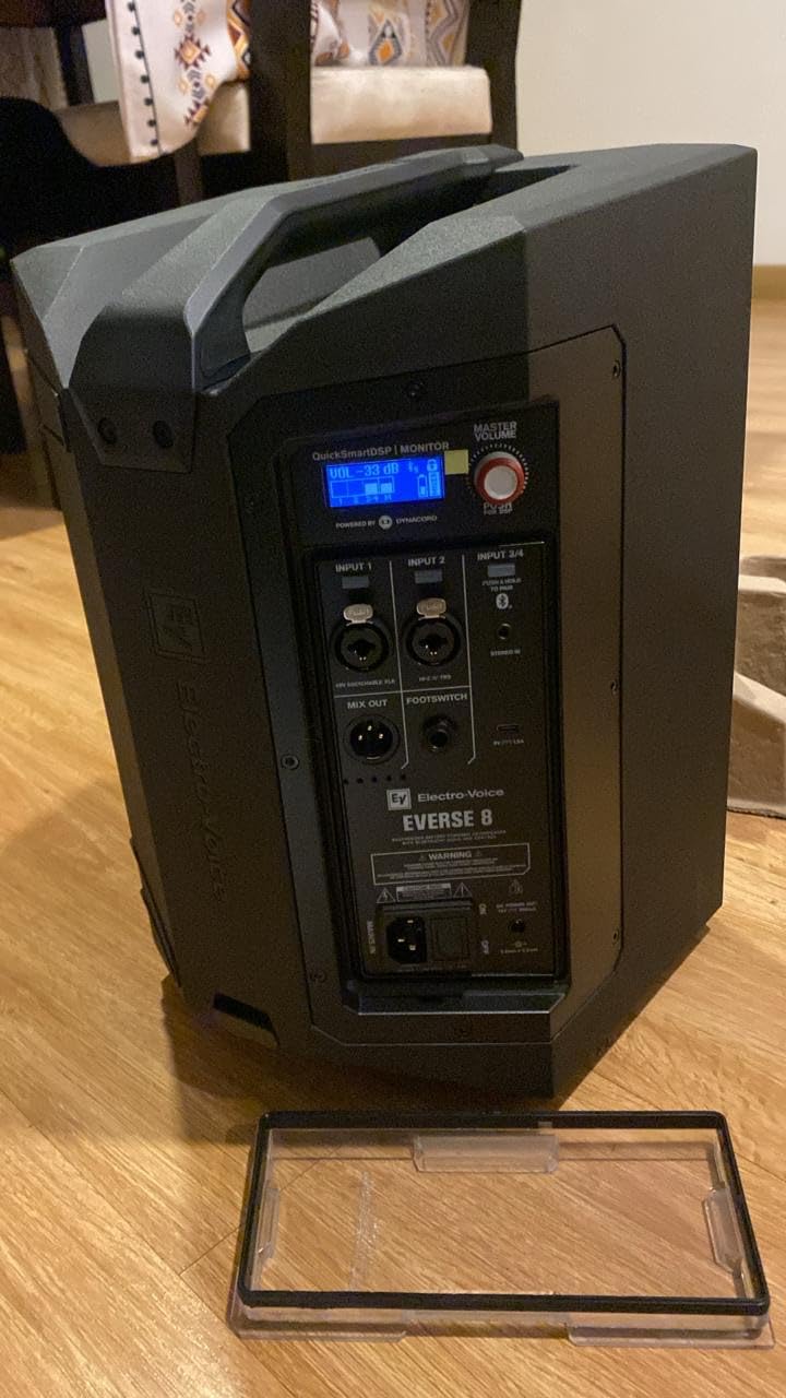Electro-Voice Everse 8 Battery Powered Weatherized PA Speaker - Powered Loudspeaker with Bluetooth and Control, Black customer photo 1