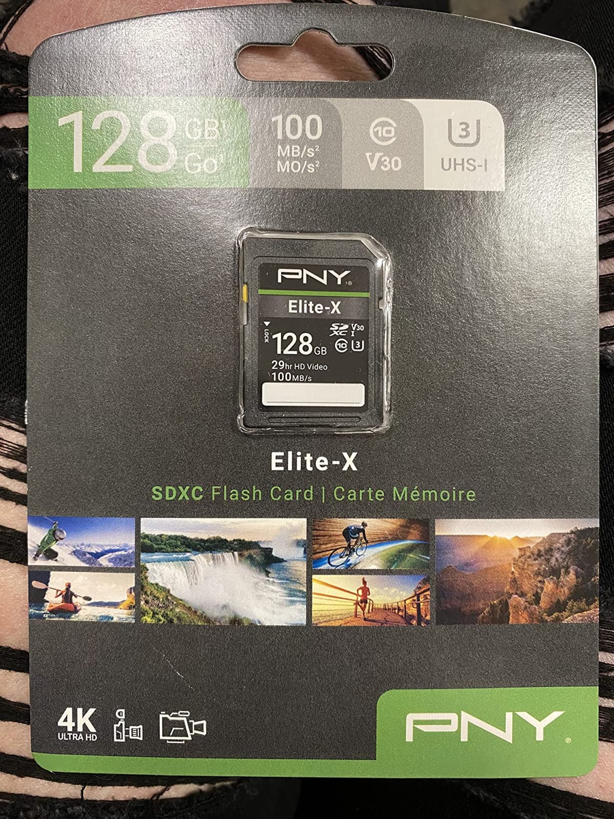 PNY 128GB Elite-X C10 U3 V30 SDXC Flash Memory Card 2-Pack, UHS-I, 4K UHD | Up to 100MB/s Read customer photo 2