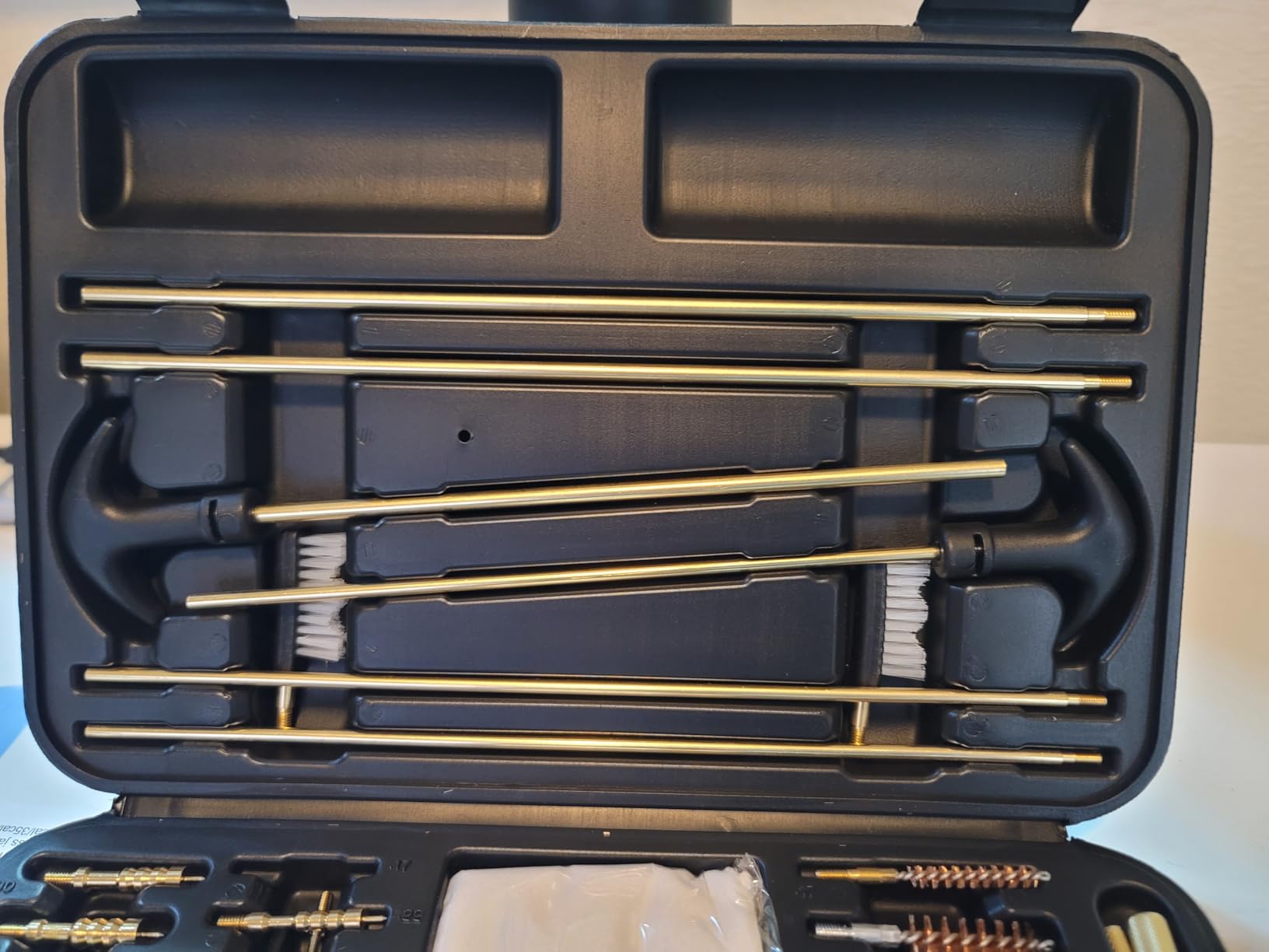 Universal Gun Cleaning Kit, Rifle Cleaning Set with Reinforced Brass Rods, Brass Jags and Slotted Tips customer photo 2