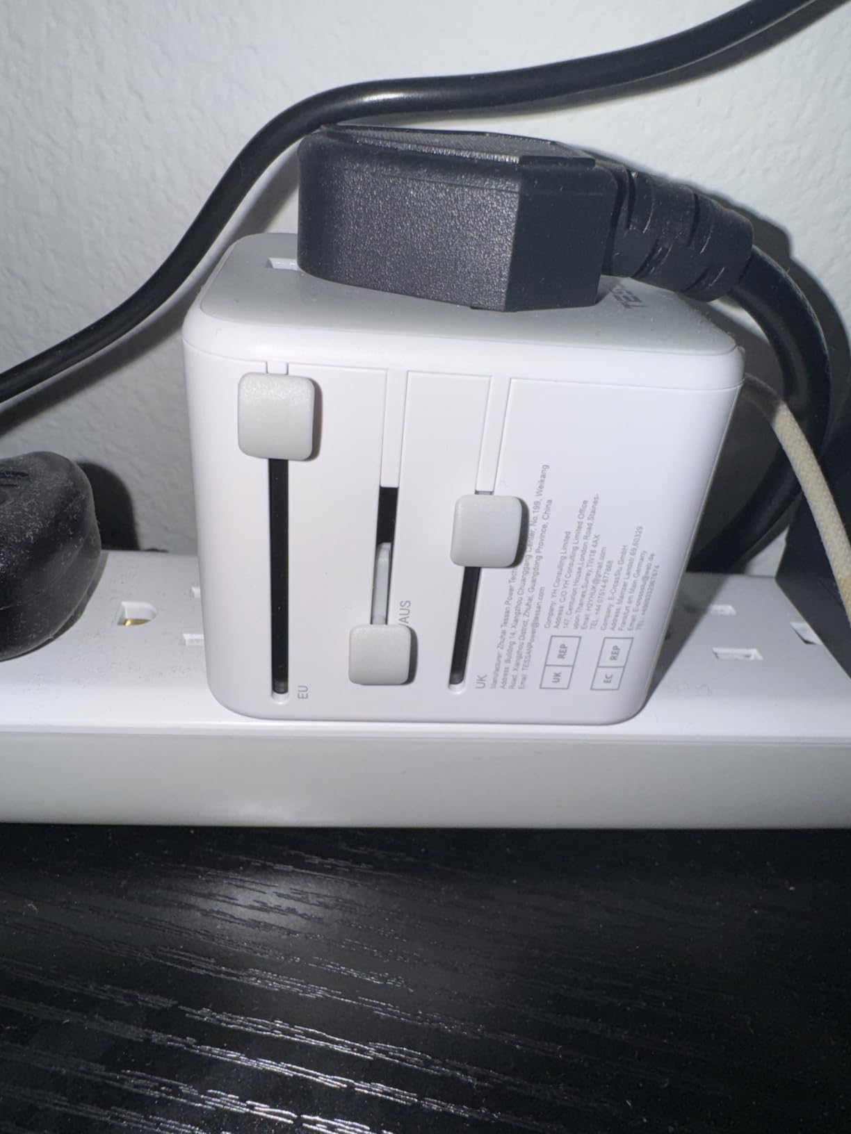 TESSAN Universal Travel Adapter 28W, International Power Adapter | Travel Adapter Worldwide, 3 USB C 2 USB A Ports, US to European UK Italy Ireland New Zealand, Type C G A I Plug customer photo 2