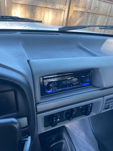 JVC KD-SX27BT Car Stereo with Bluetooth, 100W Digital Media Receiver, 1.5A USB, Single DIN Head Unit with AM/FM Radio & AUX-in, iOS/Android JVC Remote App, 13-Band EQ, Dual Phone Connection customer photo 2
