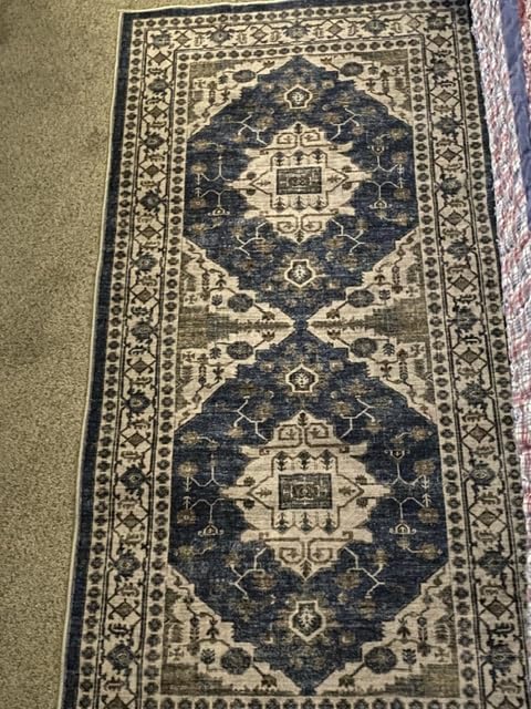 Hallway Washable Runner Rug - 2x10 Kitchen Rugs Entryway Rug Runner Vintage Soft Floor Mat Non Slip Indoor Farmhouse Carpet for Bathroom Living Room Bedroom (2 X 10, Beige) customer photo 1