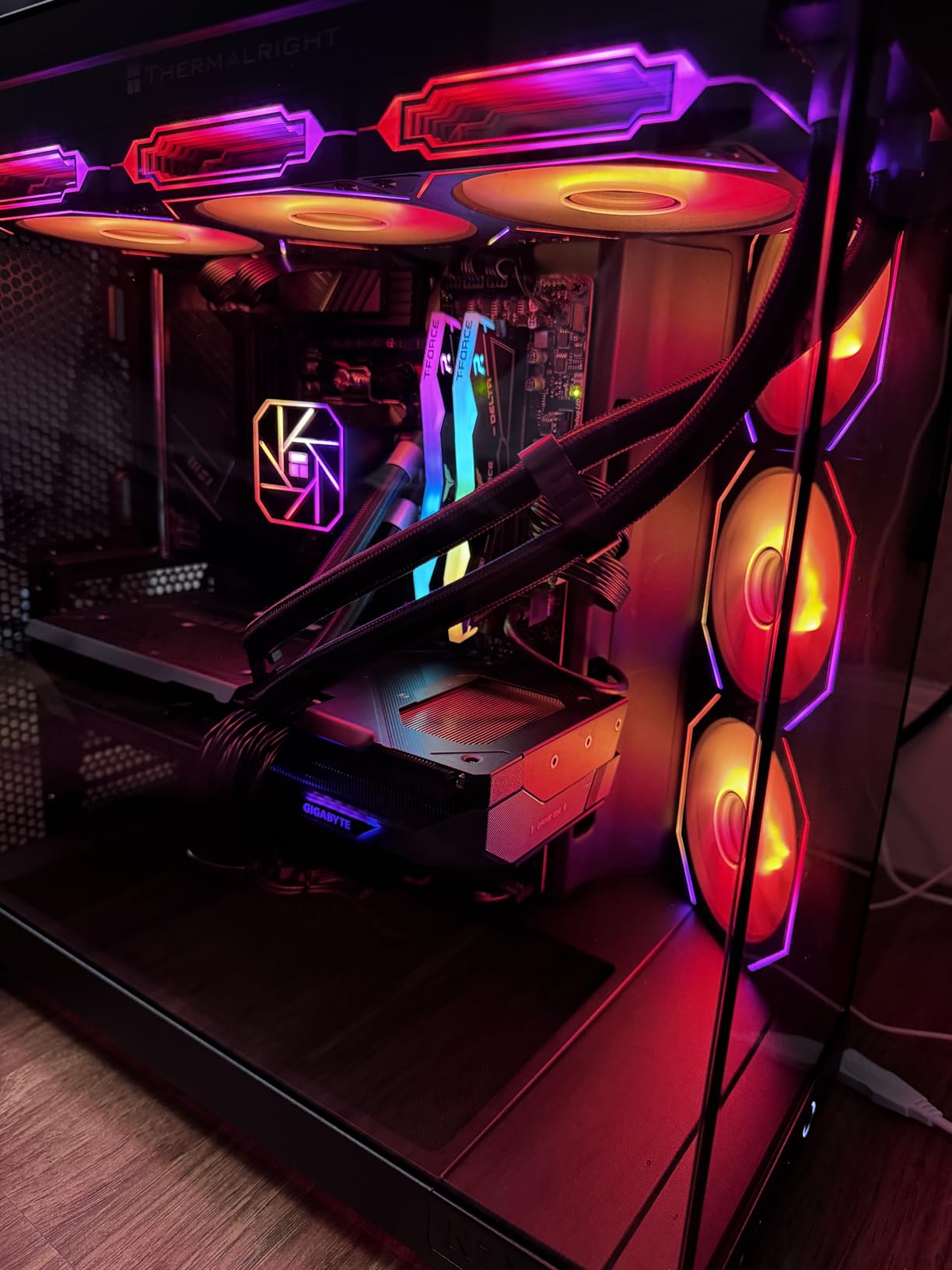 TEAMGROUP T-Force Delta RGB DDR5 Ram 32GB (2x16GB) 6000MHz PC5-48000 CL30 Intel XMP 3.0 & AMD Expo Compatible Desktop Memory Module Ram White FF4D532G6000HC30DC01 customer photo 1