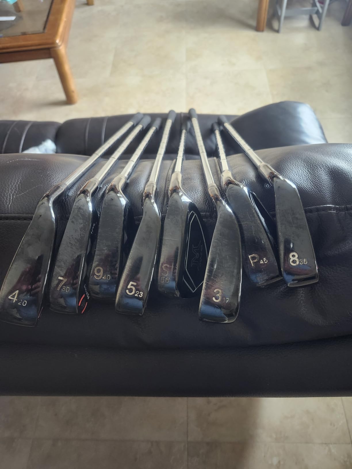 MAZEL Men Golf Iron Set (9PCS) 1,2,3,4,5,6,7,8,9,Pitching Wedge,Sand Wedge with Steel Shafts for Right Handed Golfers customer photo 2