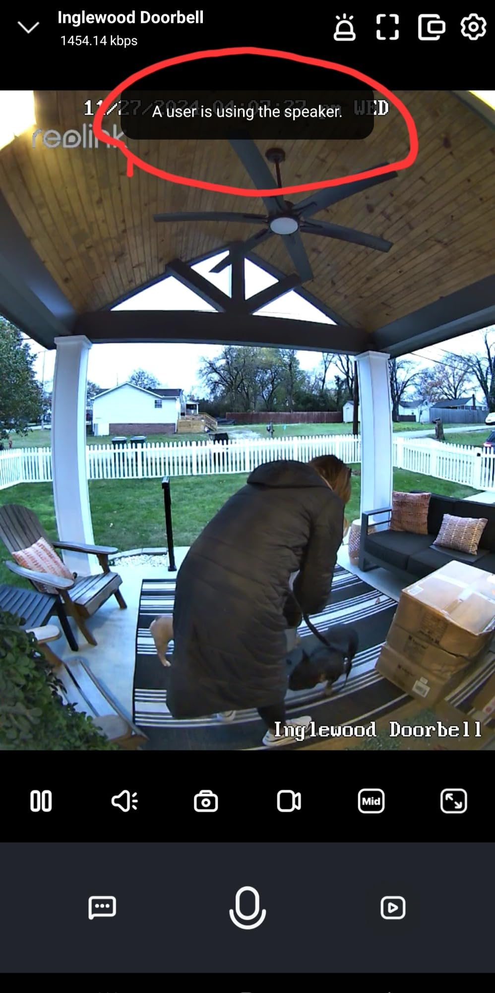 REOLINK Video Doorbell WiFi 2K Wired Camera, 4:3 Wide View, No Subscription Local Storage, AI Detection customer photo 2