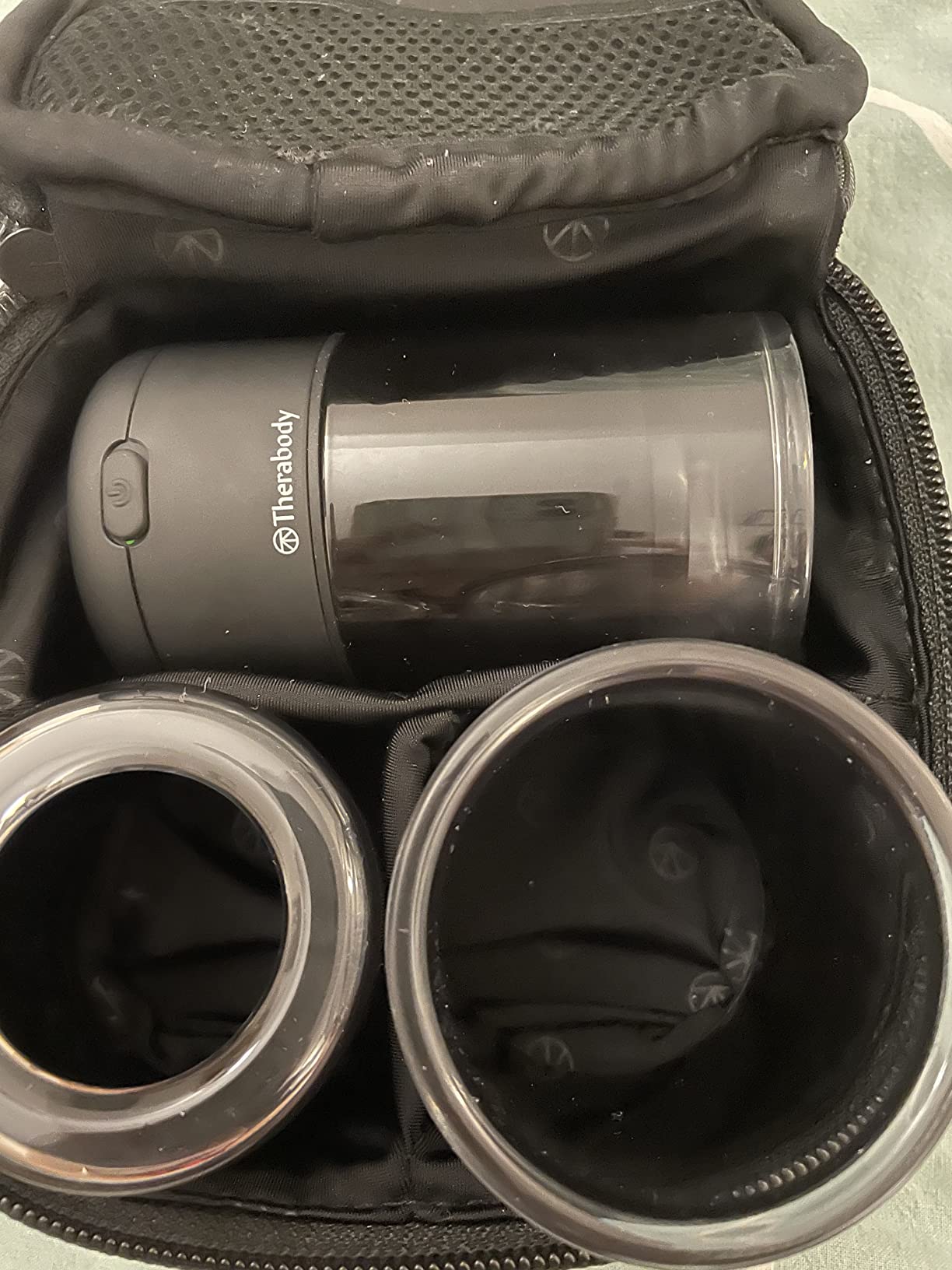 Therabody TheraCup - Portable Cupping Massage Therapy for Localized Muscle Tension Relief & Blood Circulation in Back, Shoulders, Legs and Body - Smart Cupping Therapy with ThermaVibration Technology customer photo 1