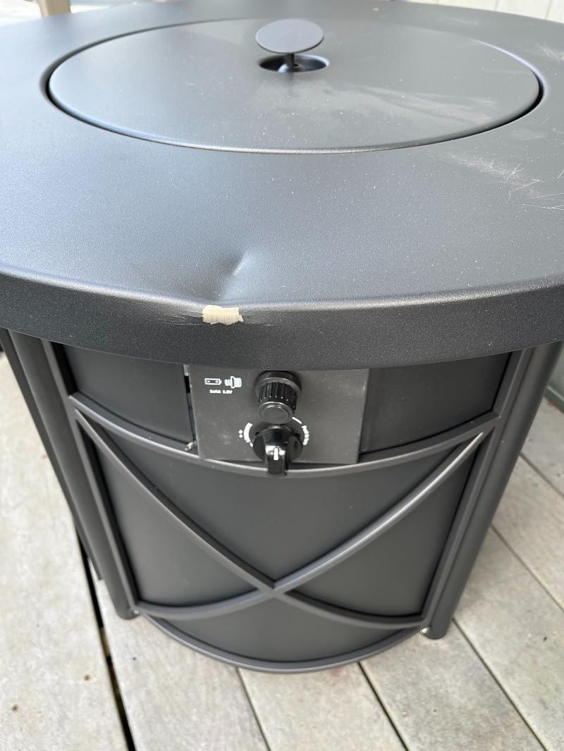 BALI OUTDOORS 50000 BTU Propane Fire Pit for Outdoor, 30 in Fire Pit Table Outdoor, Round Firepits for Outside Backyard, Patio | 30 in Fire Pit Table Outdoor, Round Firepits for Outside Backyard, Patio customer photo 2