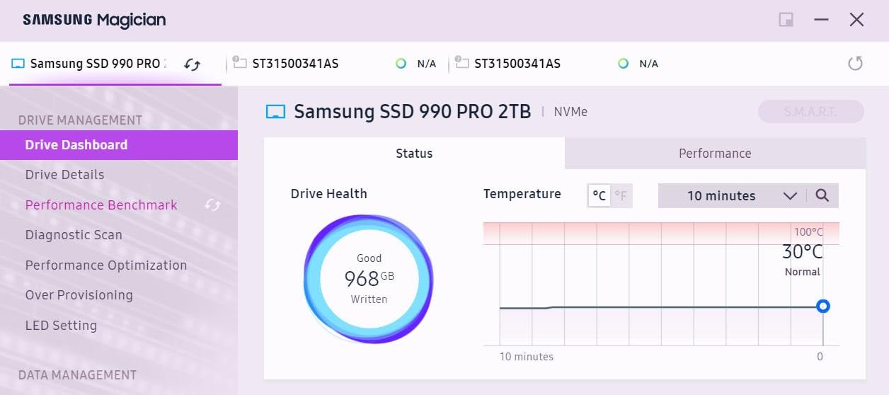 Samsung 990 PRO SSD 1TB PCIe 4.0 M.2 2280 Internal Solid State Hard Drive, Seq. Read Speeds Up to 7,450 MB/s for High End Computing, Gaming, and Heavy Duty Workstations, MZ-V9P1T0B/AM customer photo 2