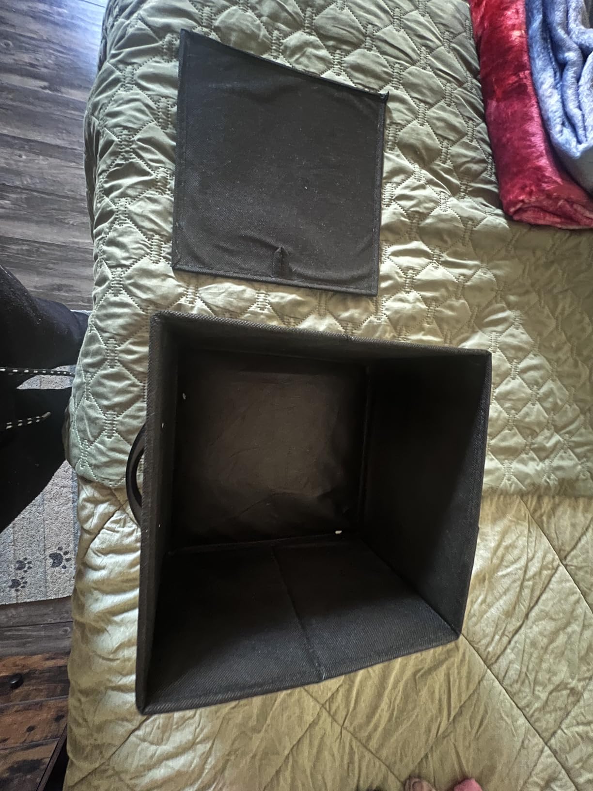 Fabric Dresser for Bedroom, Tall Skinny Dresser with 6 Drawers, Storage Organizer Tower, Steel Frame Wooden Top for Closet, Living Room, Hallway (Rustic Brown) customer photo 2