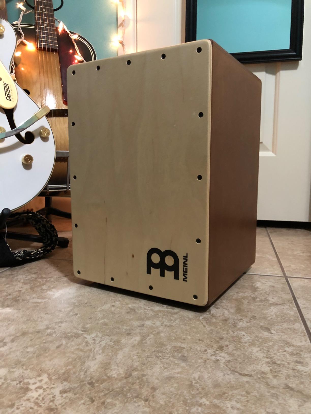 Meinl Percussion Cajon, MADE IN EUROPE - Sit-On Box Drum, Snare & Bass Tone | Baltic Birch Wood, Compact Size, Rear Sound Port, Silicone Feet - For All Skill Levels and Settings customer photo 2