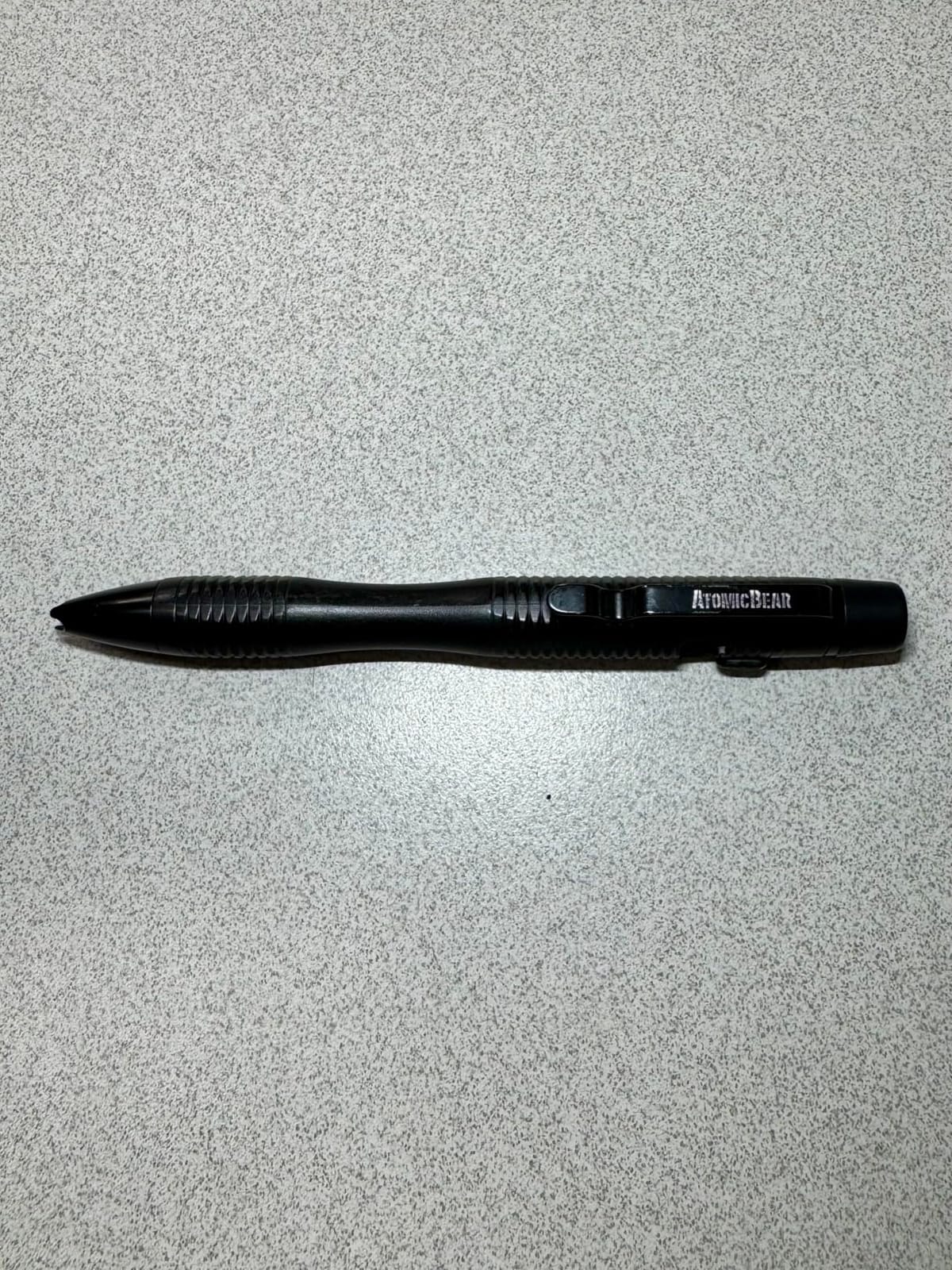The Atomic Bear Stealth Pen Pro Tactical Pen for Self Defense - Enhanced Writing Survival Pen with Glass Breaker to Escape & Defend - Bonus Training to Protecting Yourself - Great Gift for Men customer photo 2