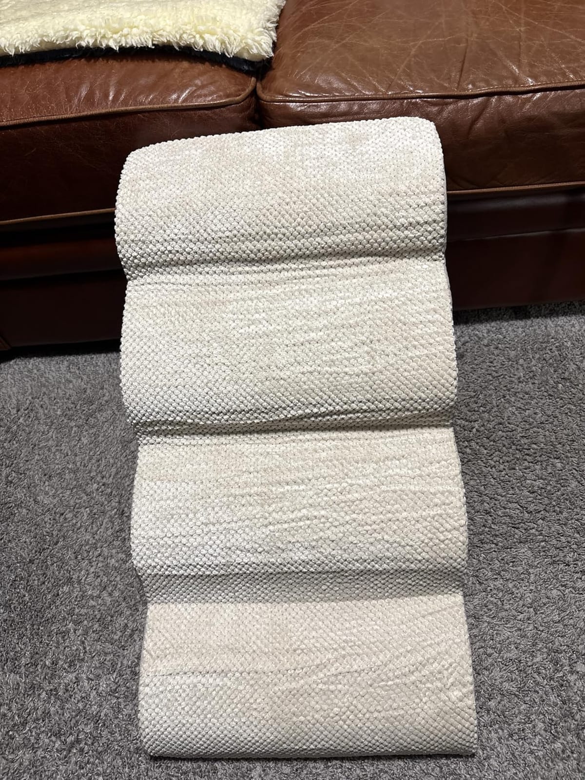 Aodisman Dog Stairs for Small Dogs and Cats, 3-Step Pet Ramp for Bed & Couch | 15.7
