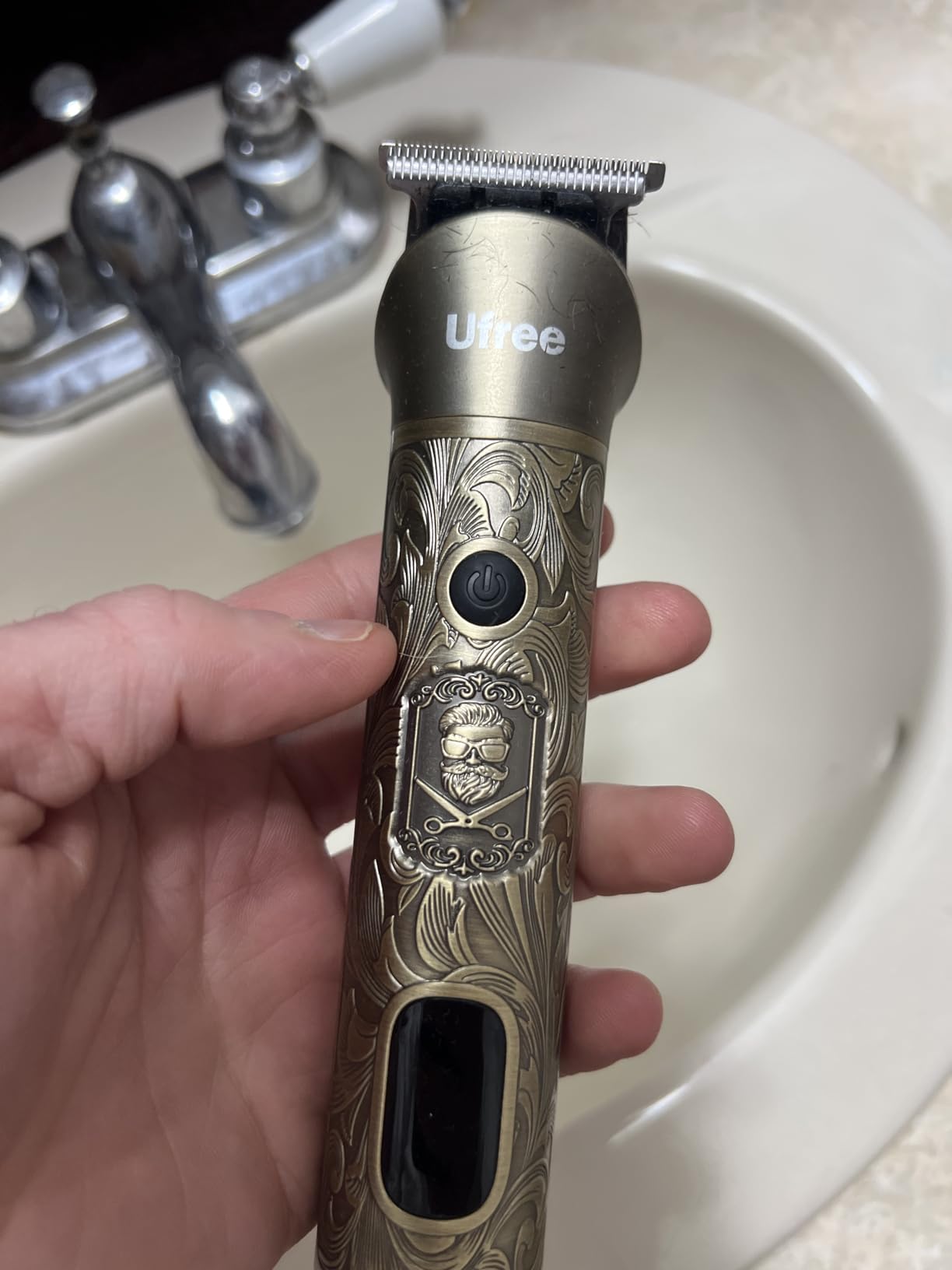 Ufree 7-in-1 Beard Trimmer for Men, Electric Razor Shaver, Men Grooming Kit | 1-10 mm Adjustable Comb for All Mustache Lengths, Type-C, LED Display, Versatile Use on Sideburns, Body, Nose Hair, Men Gift customer photo 2