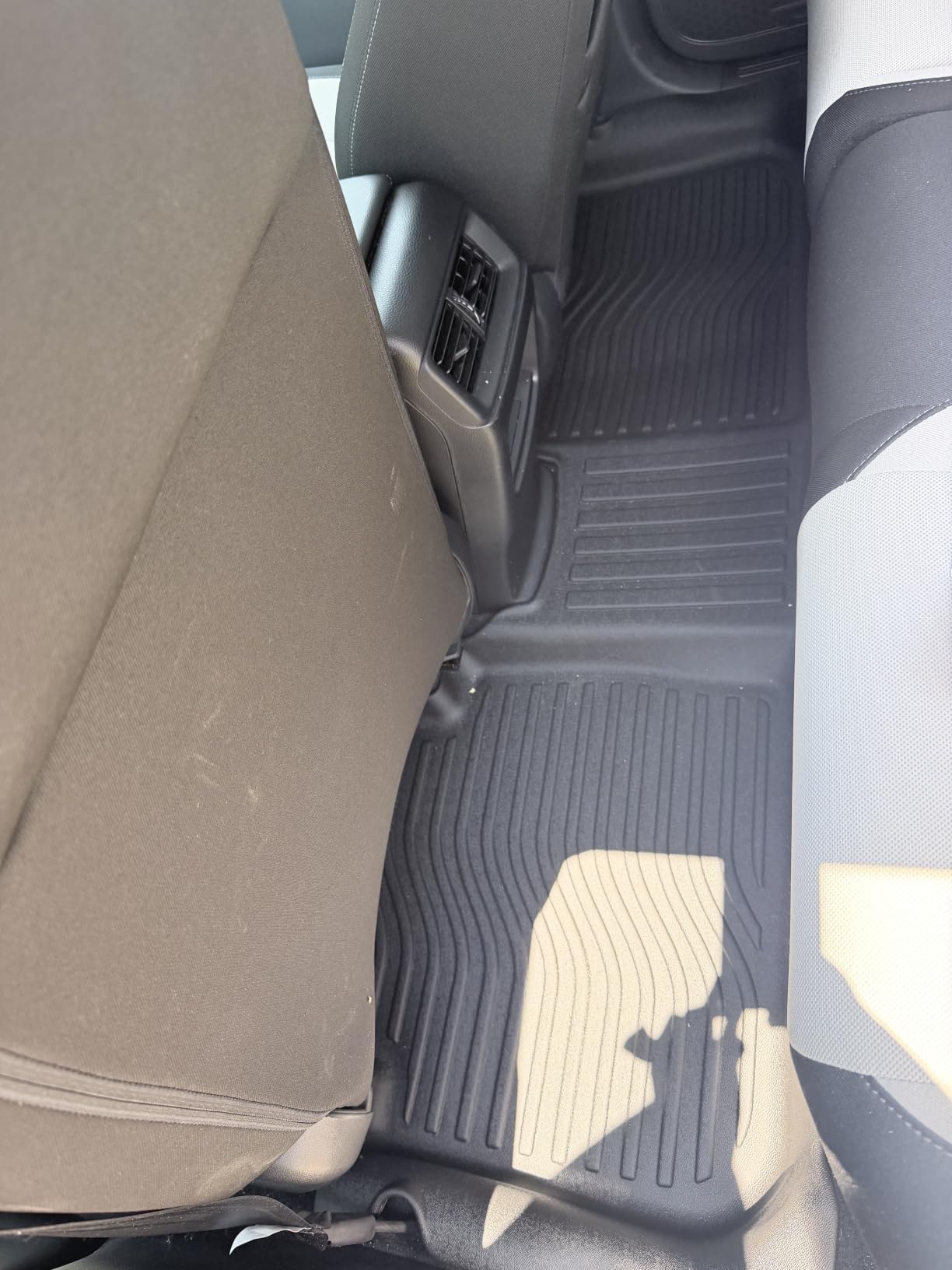 AUXKO All Weather Floor Mats for Honda CR-V 2023-2026 (Include Hybrid) | High Wall,All-Weather,All Season,Odorless,Anti Slip,Rain&Salt Resistant,TPE Material,Black,Accessories,Pet Friendly customer photo 2