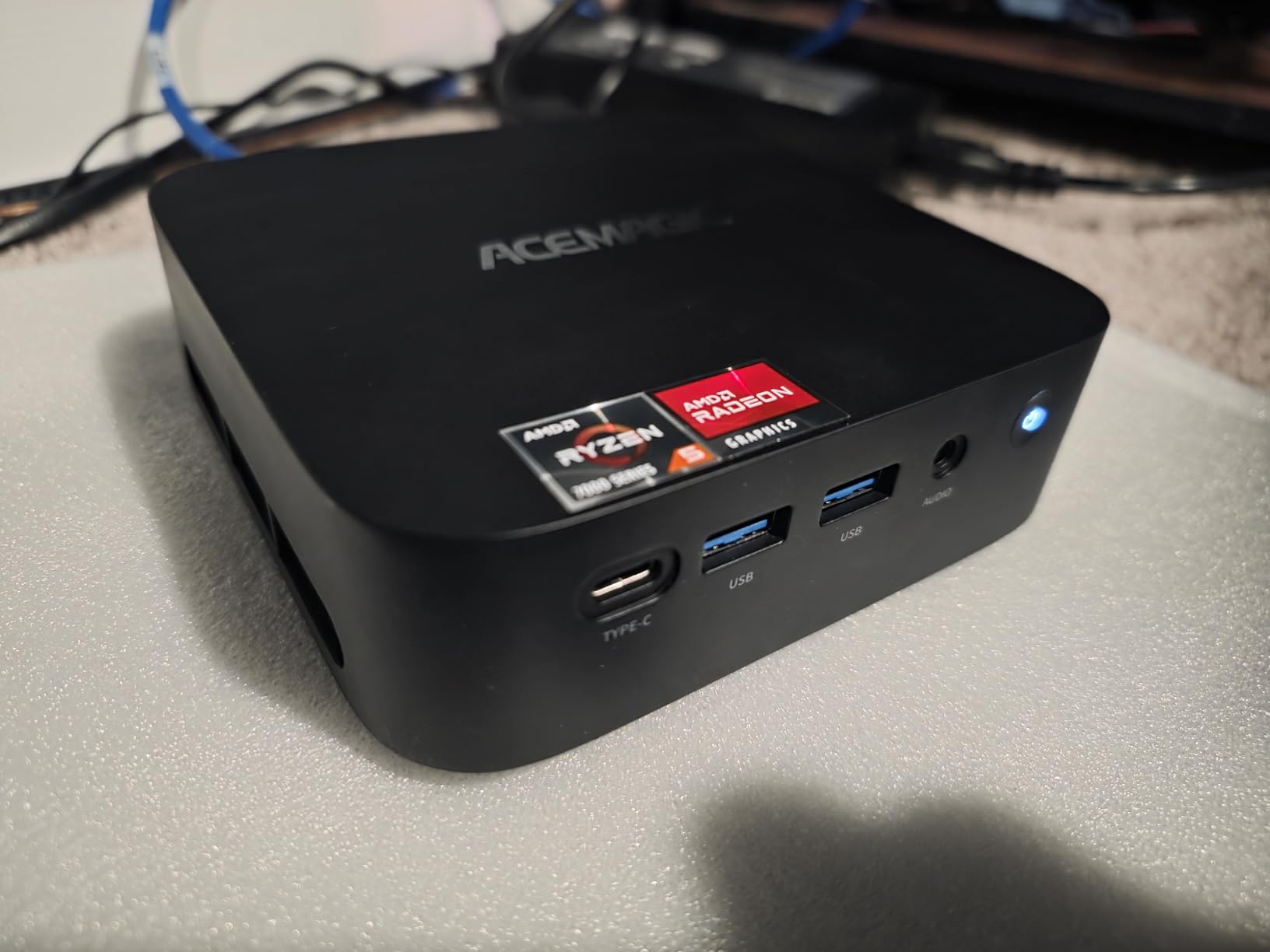 ACEMAGIC K1 Gaming Mini PC Ryzen 7 7730U 16GB 512GB SSD Windows 11 Pro | 8C/16T Multitasking,Home Office & Light Gaming, Quiet Cooling, Compact ,6xUSB Ports, Wi-Fi 6, BT 5.2, Triple Screen Output customer photo 1