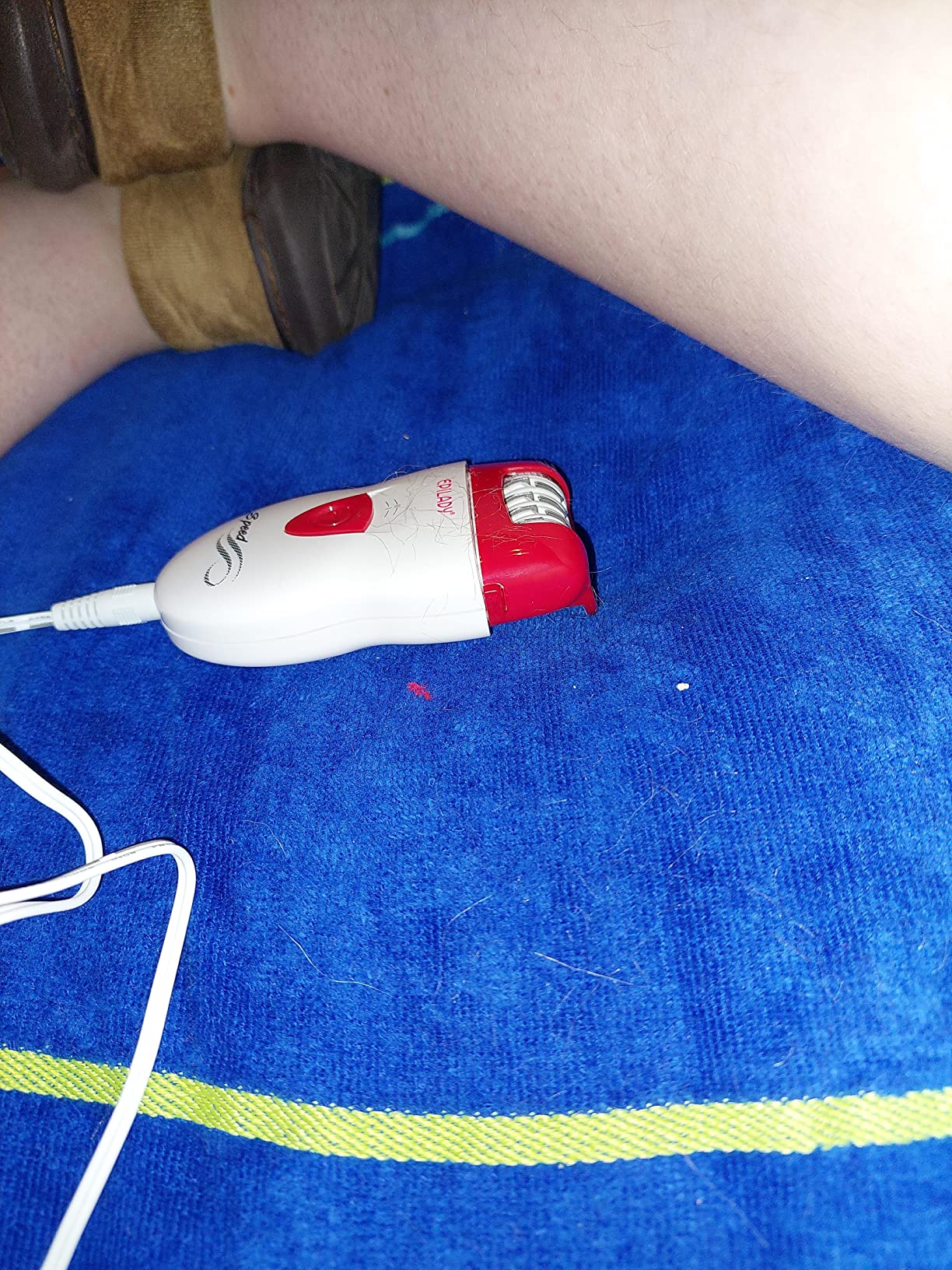 Epilady Speed Corded Epilator for Women - Dual-Speed 40-Disc Root Hair Removal Device for Legs, Underarms and Bikini Area Compact Waterproof Anti-Pinch Design customer photo 1