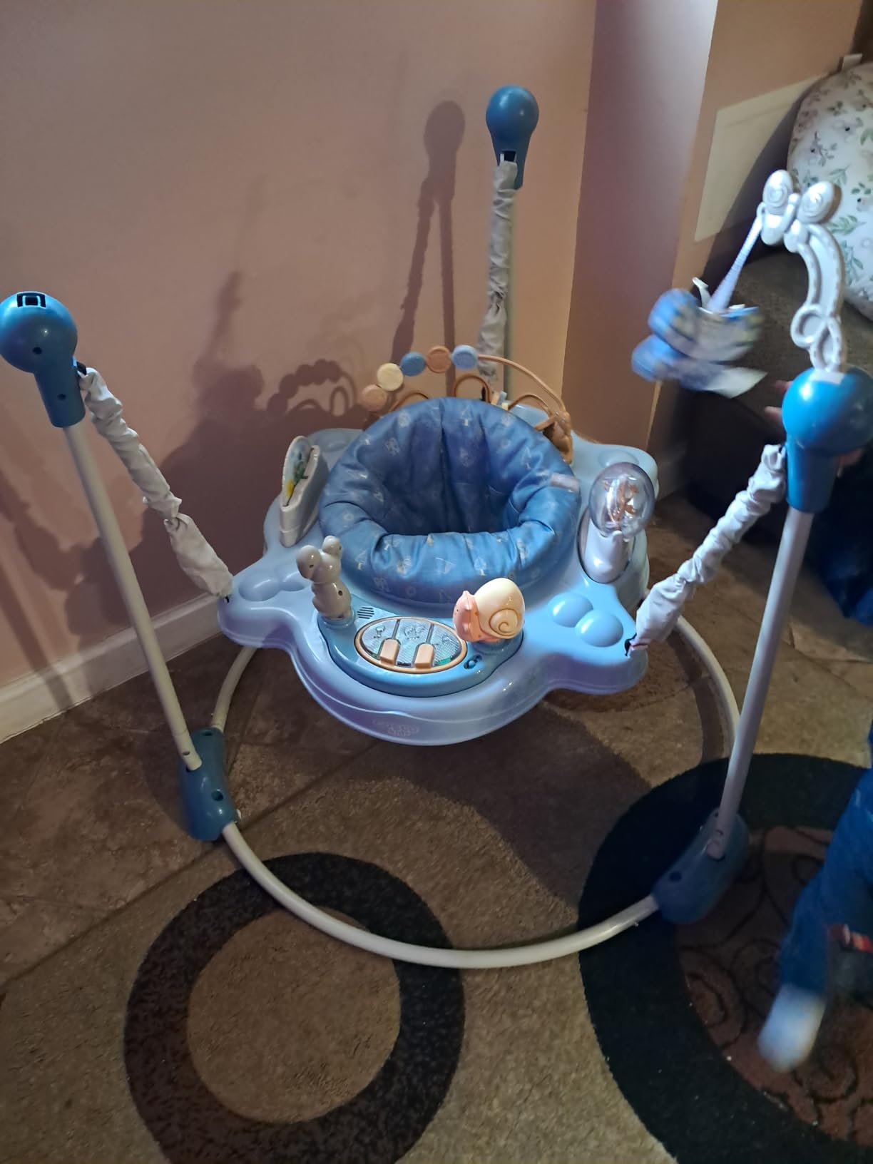 Safety 1st Bob-and-Twist Baby Activity Center, 3-in-1 Play Center, Bouncer, and Baby Jumper, Dunes Edge, Folding customer photo 1