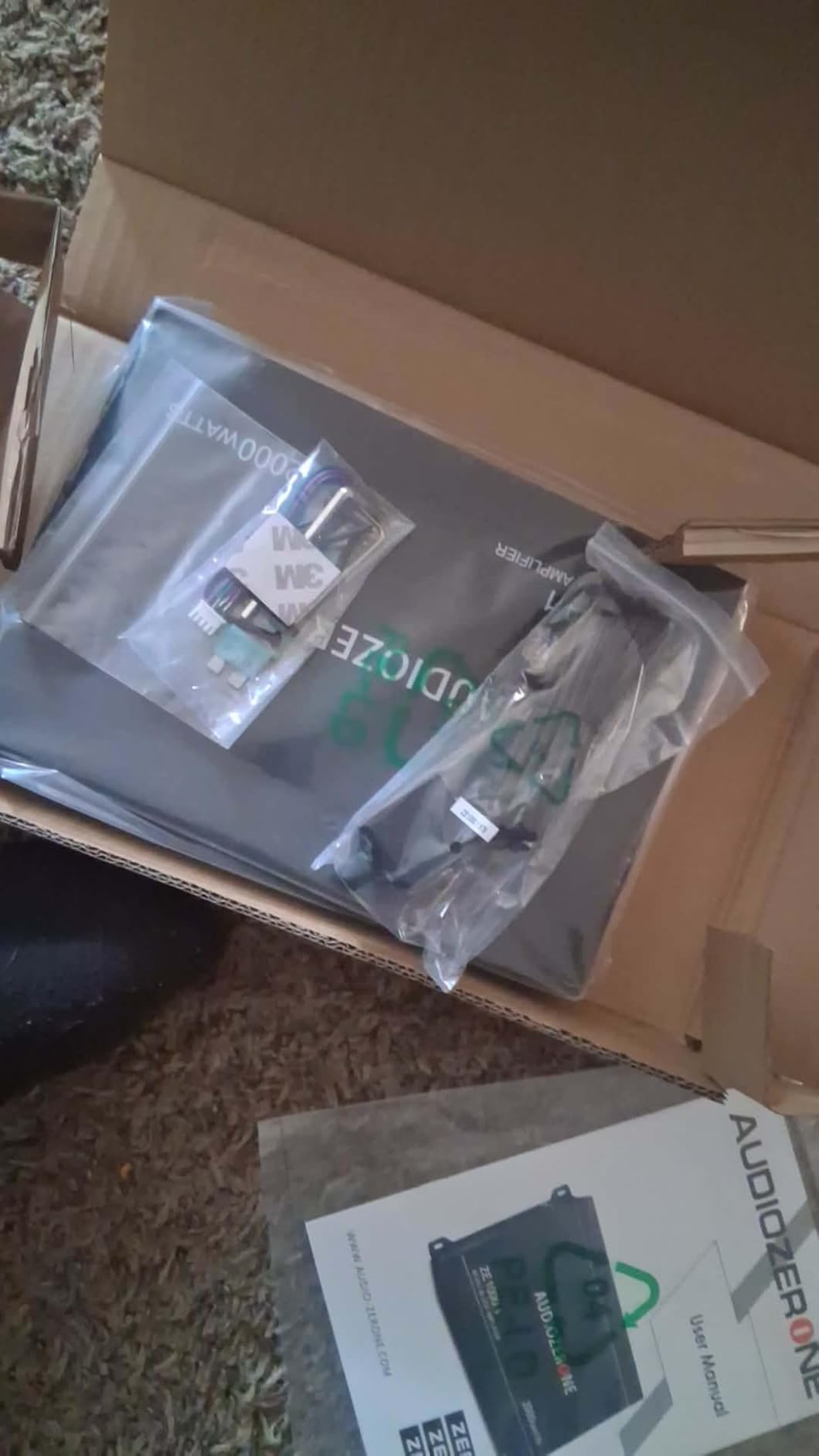 AUDIOZERONE Car Audio Amplifier ZE1000.1 2000W Monoblock Class D MOSFET Subwoofer Audio, 1-4 Ohm Stable customer photo 1