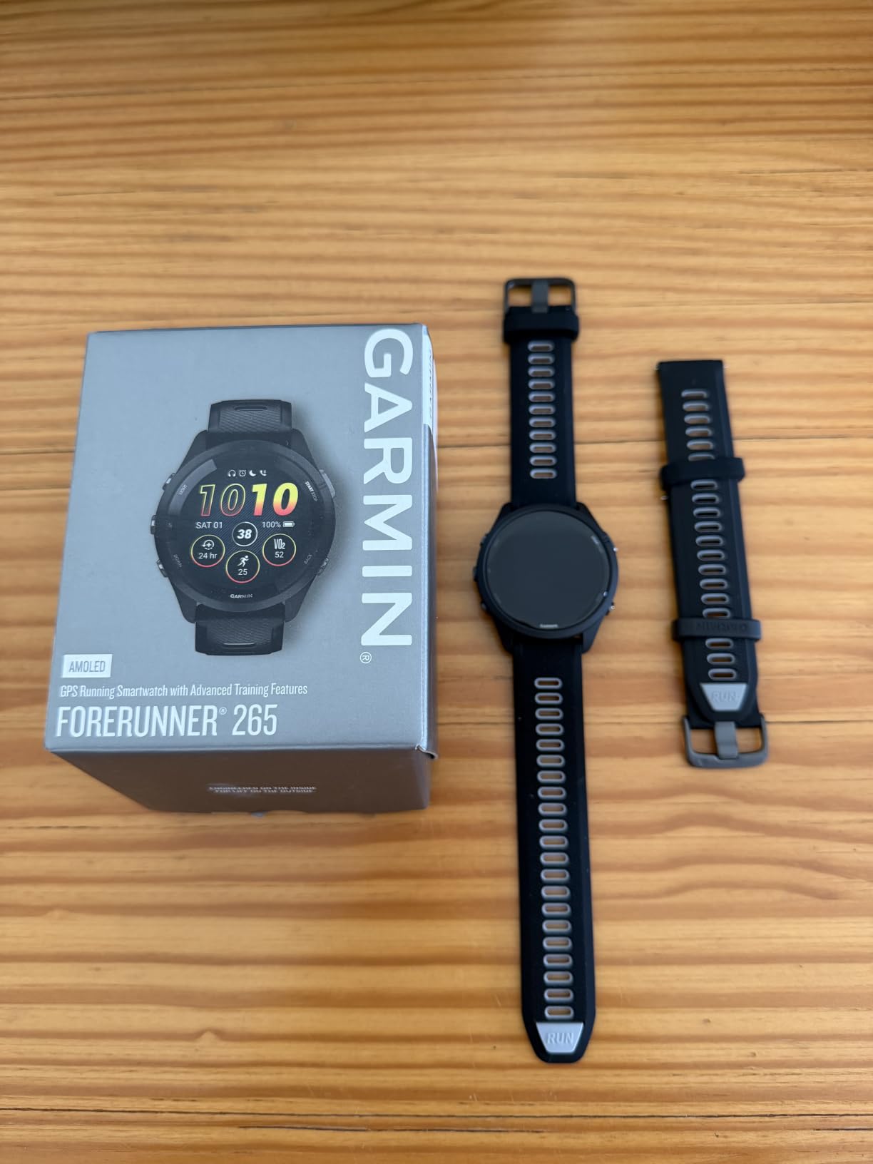 Garmin Forerunner 265S, Running Smartwatch, 42mm, Light Pink/Powder Gray customer photo 2