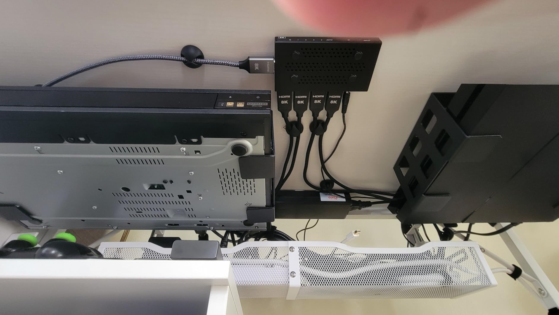 8K 4-Port HDMI 2.1 Switch, 8K@60Hz,4-in 1-Out 4K@120Hz, Auto Switch | hdmi switcher 4 in 1 out, hdmi switcher 4k 120hz, 48Gbps, HDR10, Dolby Vision, HLG, PS5/Xbox Ready customer photo 1