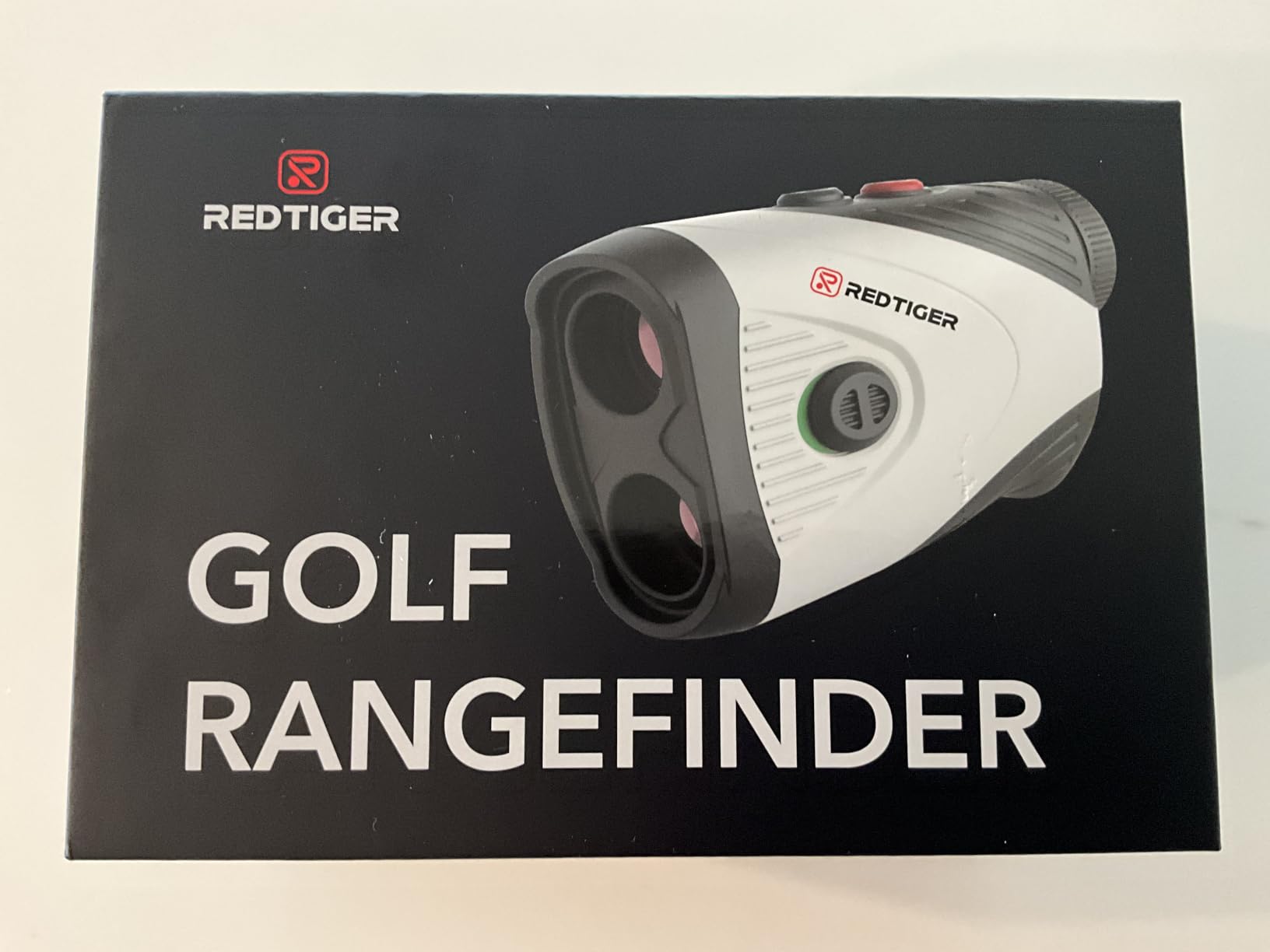 REDTIGER Golf Rangefinder with Slope On/Off, 7X Magnification 1200 Yards, Flag Pole Lock with Vibration, IP54 Water Resistant, Rechargeable, Magnetic Suction, GolfVue Series 1, White customer photo 2