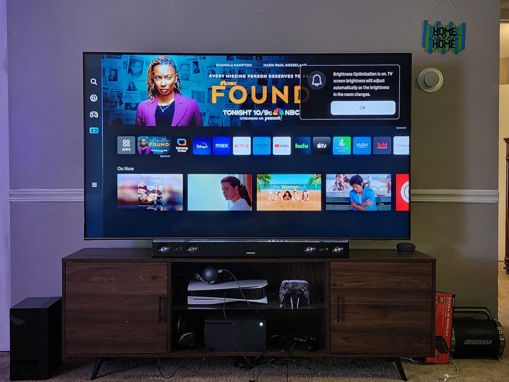 Samsung 55-Inch Class QLED 4K Q70C Series Quantum HDR, Dual LED, Object Tracking Sound Lite, Q-Symphony, Motion Xcelerator Turbo+, Gaming Hub, Smart TV with Alexa Built-in (QN55Q70C, 2023 Model) customer photo 2