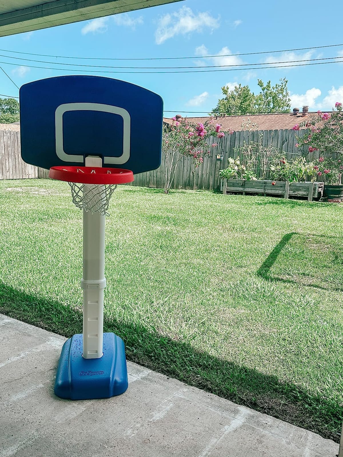 GoSports Tot Shot Toddler Basketball Set - Kids Indoor & Outdoor Toy Hoop with Adjustable Height customer photo 2