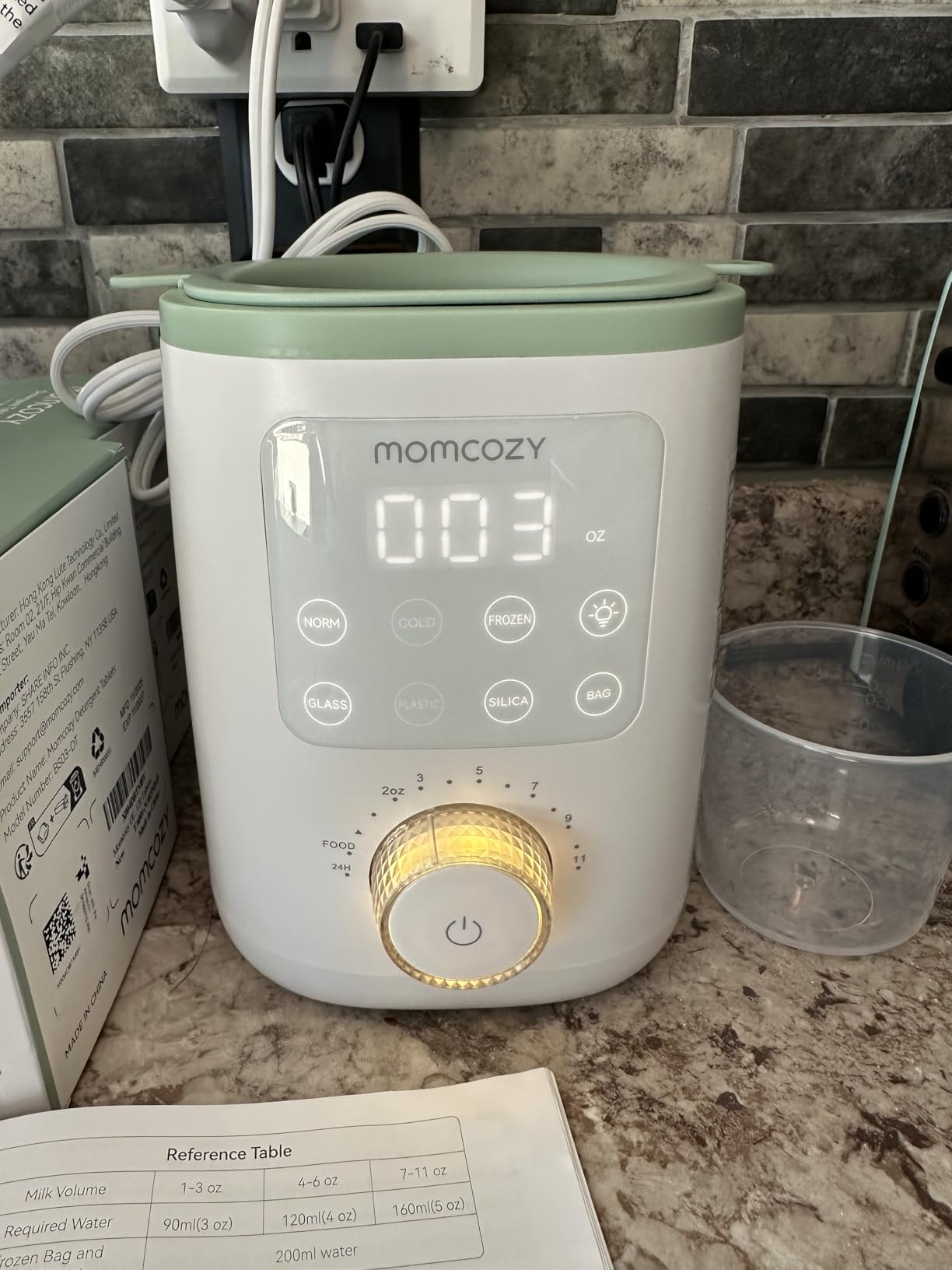 Momcozy Baby Bottle Warmer for Breast Milk, Fullest Nutrients Preserved customer photo 2