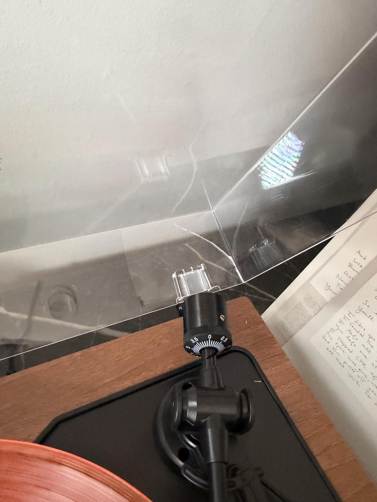 ANGELS HORN Bluetooth Vinyl Record Player with Built-in Speakers, AT-3600L customer photo 1