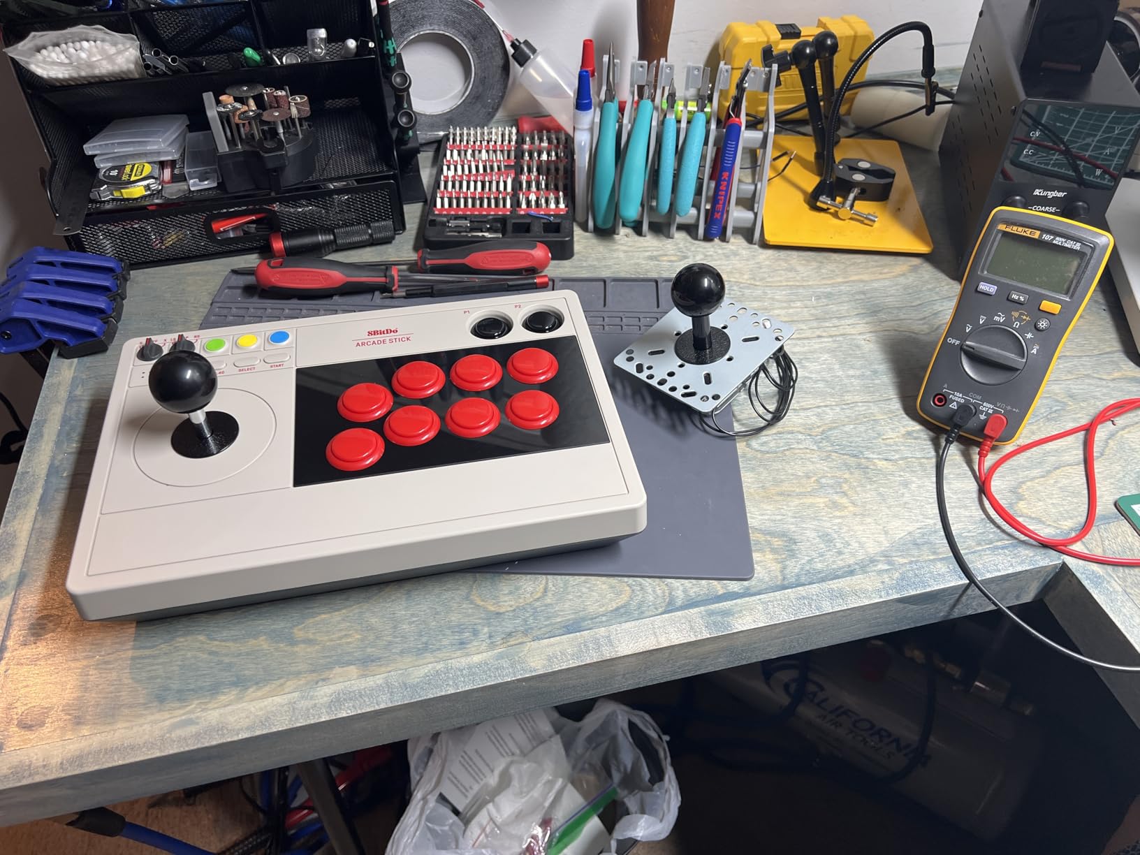 8Bitdo Retro Arcade Fight Stick 8 Way Joystick with 2 Dedicated Macro Buttons and Turbo Function for Switch/Switch 2 and PC Windows, Support Bluetooth, 2.4G Wireless and Wired USB-C Cable Connection customer photo 1