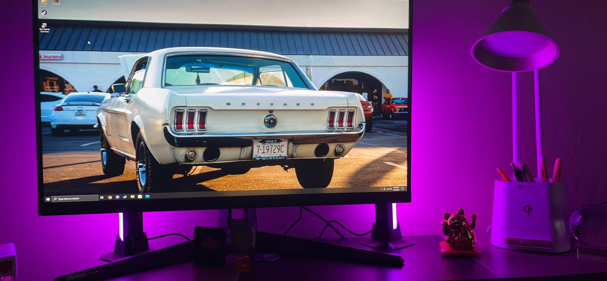 RGB Light Bar Music Sync RGB IC LED Lights Bars USB Powered Remote Control | velted Ambient Lighting Bar, Color Changing Gaming TV Backlight, 8 Dynamic Modes for PC Room Monitor Desk customer photo 2