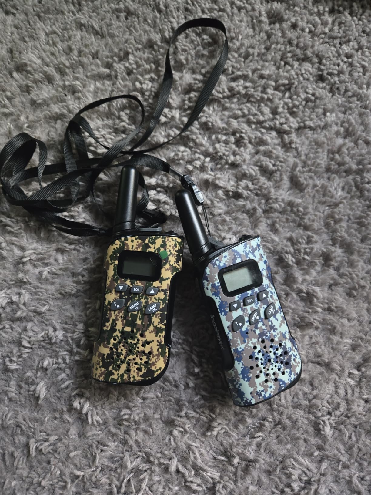 Inspireyes Kids Walkie Talkies, Rechargeable 3 Pack Long Range 2-Way Radios | Toys for Boys Girls 3-12, 48H Battery, Clear Audio, VOX Hands Free, Flashlight, Camping Toy, Hiking, Birthday Christmas Gift customer photo 1