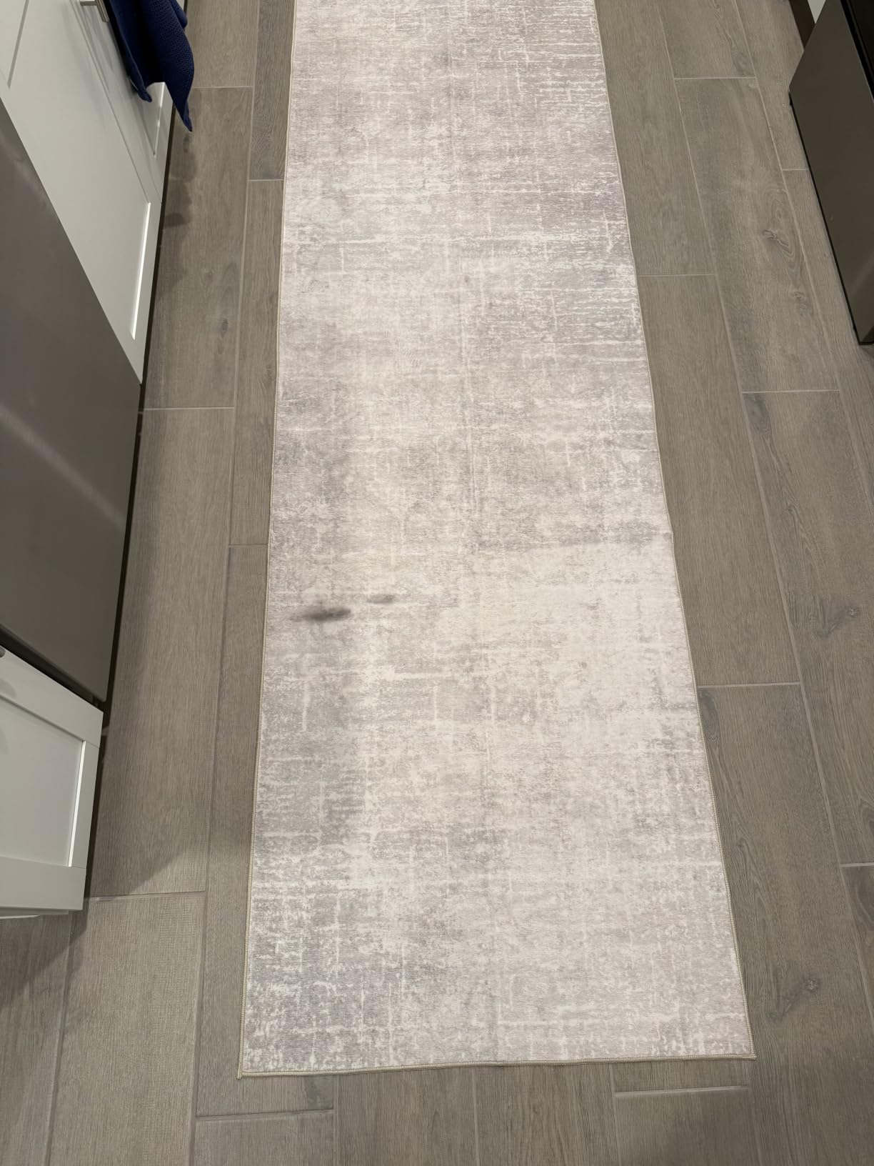 Hallway Washable Runner Rug - 2'6x14 Kitchen Rugs Entryway Rug Runner Vintage Soft Floor Mat Non Slip Indoor Farmhouse Carpet for Bathroom Living Room Bedroom (2'6''x14', Beige) customer photo 1