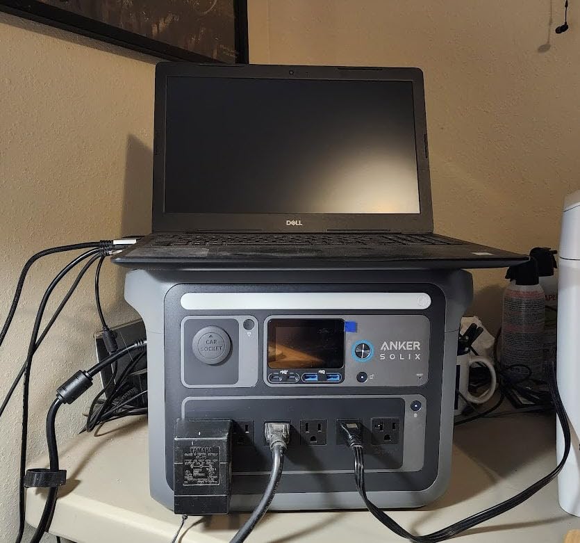 Anker SOLIX C1000 Portable Power Station, 1800W (Peak 2400W) Solar Generator, Full Charge in 58 Min, 1056wh LiFePO4 Battery for Home Backup, Power Outages, and Outdoor Camping (Optional Solar Panel) customer photo 1
