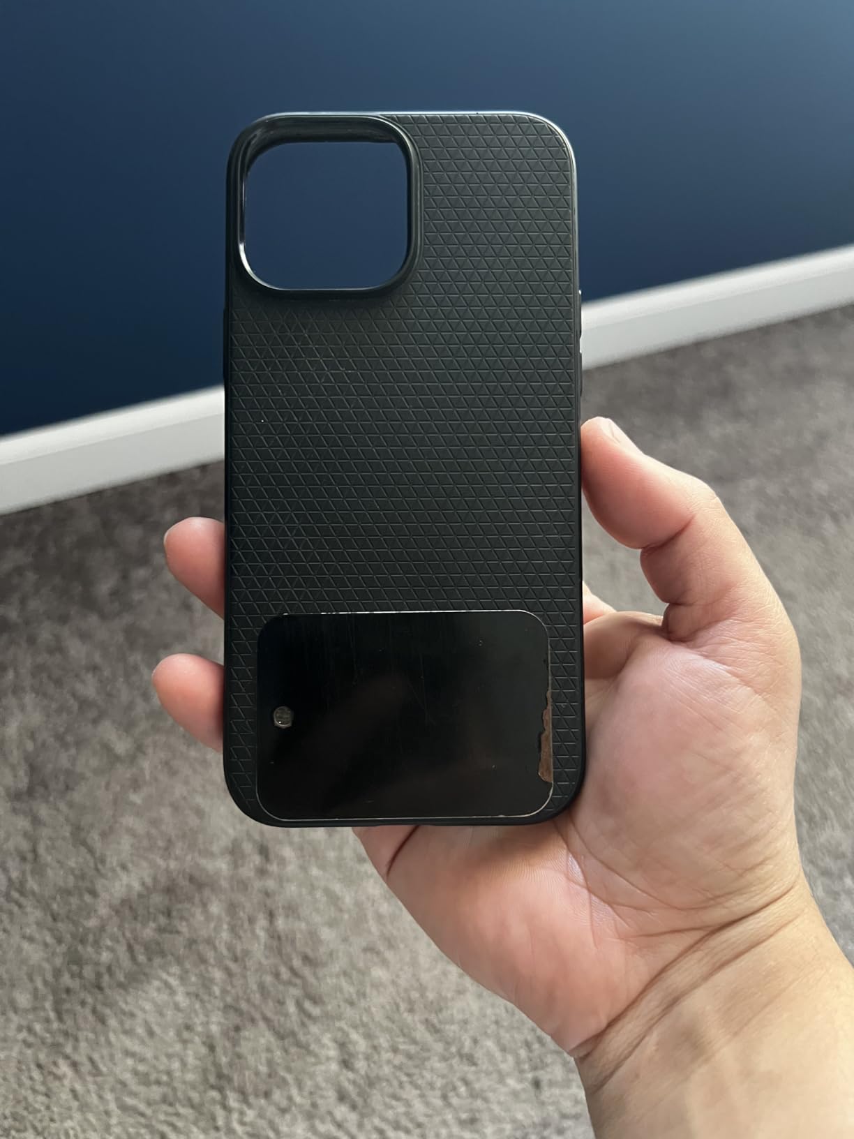 Spigen Liquid Air Designed for iPhone 15 Case (2023) [Military-Grade Protection] - Matte Black customer photo 2