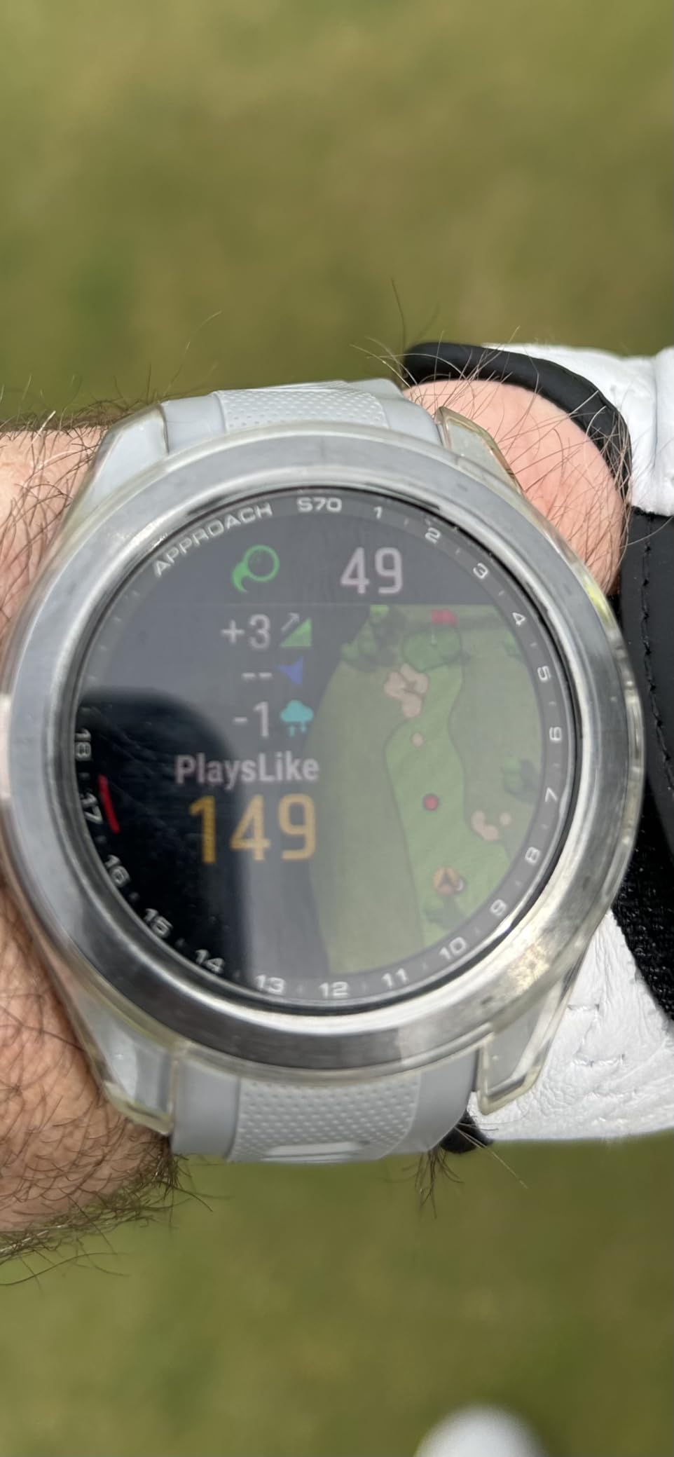 Garmin Approach S70 (Black, 47mm) Golf GPS Smartwatch, 1.4