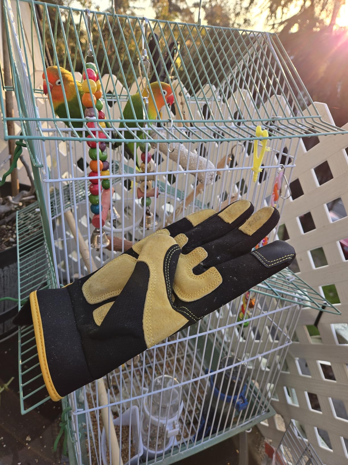 Work Gloves for Men, Heavy Ducty TPR Protector Impact Gloves, Anti Vibration, Abrasion Resistance, Flex Grip, Touch Screen (M) customer photo 2