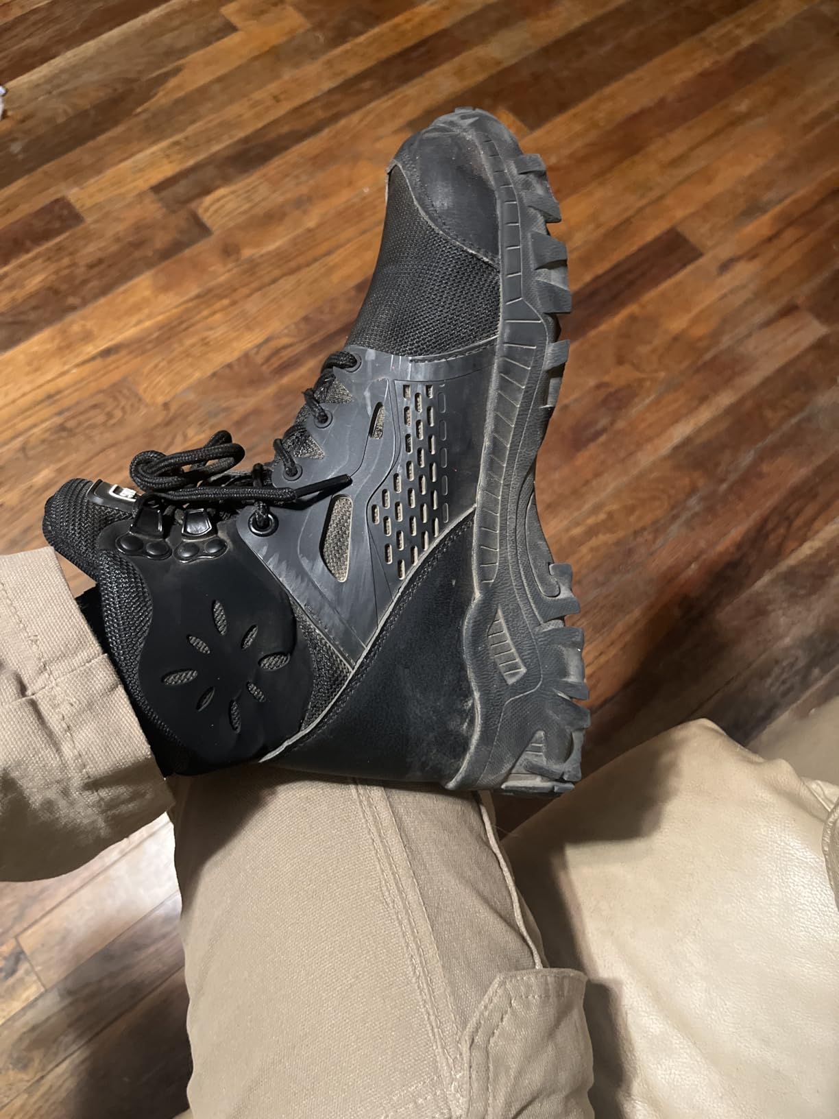 SUADEX Steel Toe Boots for Men Women Waterproof Arch Support Work Construction Indestructible Safety Boots customer photo 1