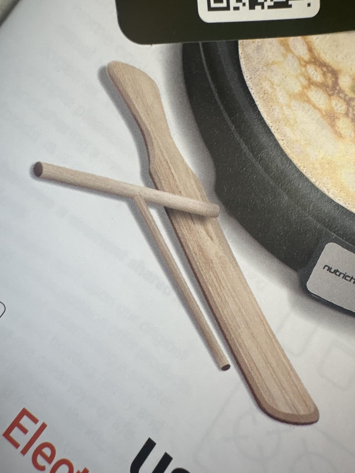 Nutrichef Electric Crepe Maker Pan & Griddle | 12 Inch Nonstick Cooktop | LED Indicators & Adjustable Temperature Control | Includes Spatula, Batter Spreader | Cooks Crepes, Roti & Pancakes customer photo 2