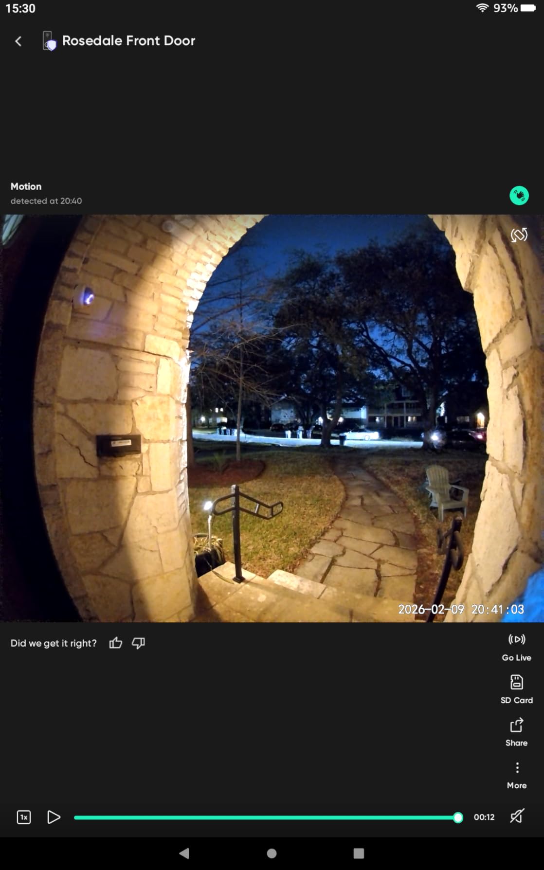 WYZE Wired Doorbell Camera v2, 2K HD, Color Night Vision, 2-Way Audio, Package Monitor customer photo 2