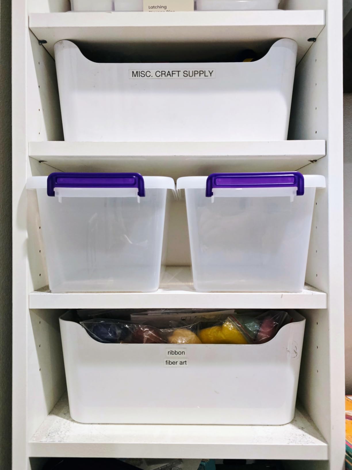 IRIS USA Storage Bins with Lids | Made in USA | 5 Qt - (6-Pack) - Clear | Built-In Handle Tote / Plastic Containers for Crafts, Art, Office & Study Supplies / Interlocking Latches customer photo 2