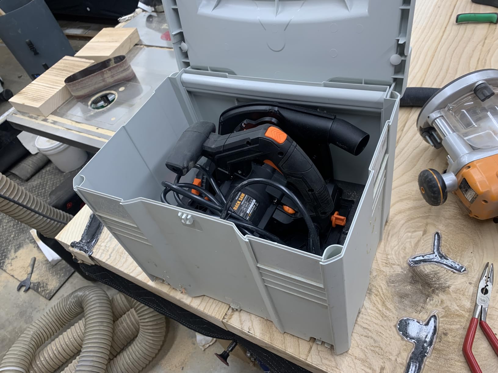 WEN 7.25-Inch Track Saw, Variable Speed (CT1274), Corded Electric customer photo 1